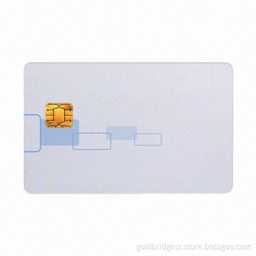 Blank PVC 86x54mm SLE4428 Contact Smart IC Card, Made of ABS